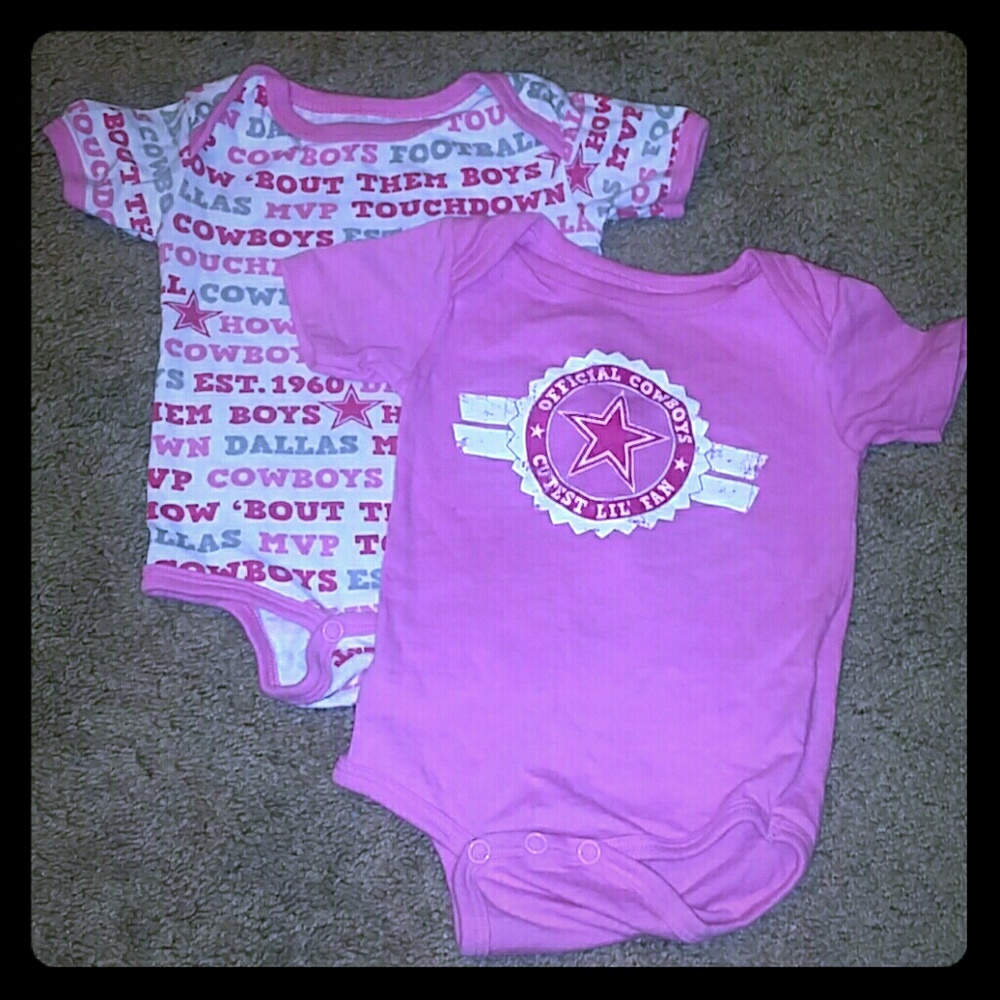 Dallas Cowboys onesies